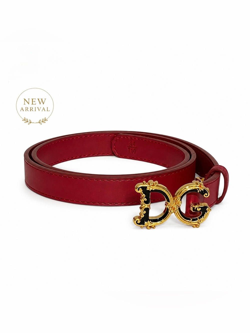❤️ Women’s logo Leather Belt – Red ❤️